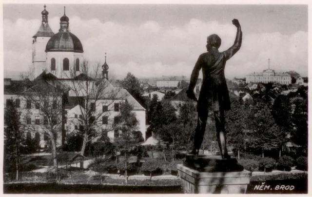 pohlednice Havlíčkův Brod, kostel