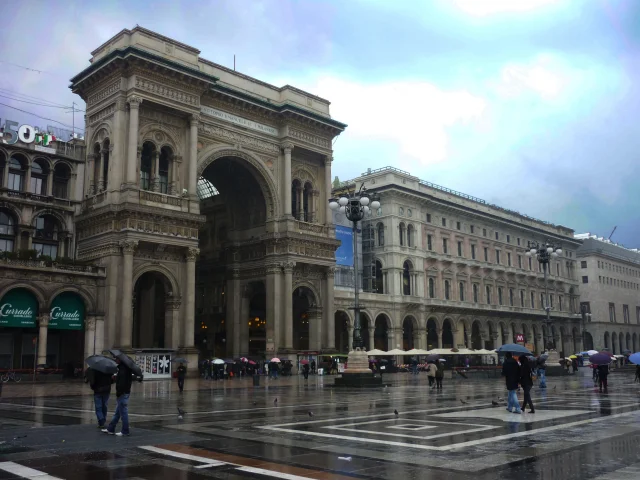 digitální fotografie Milán, Galleria Vittorio Emanuele